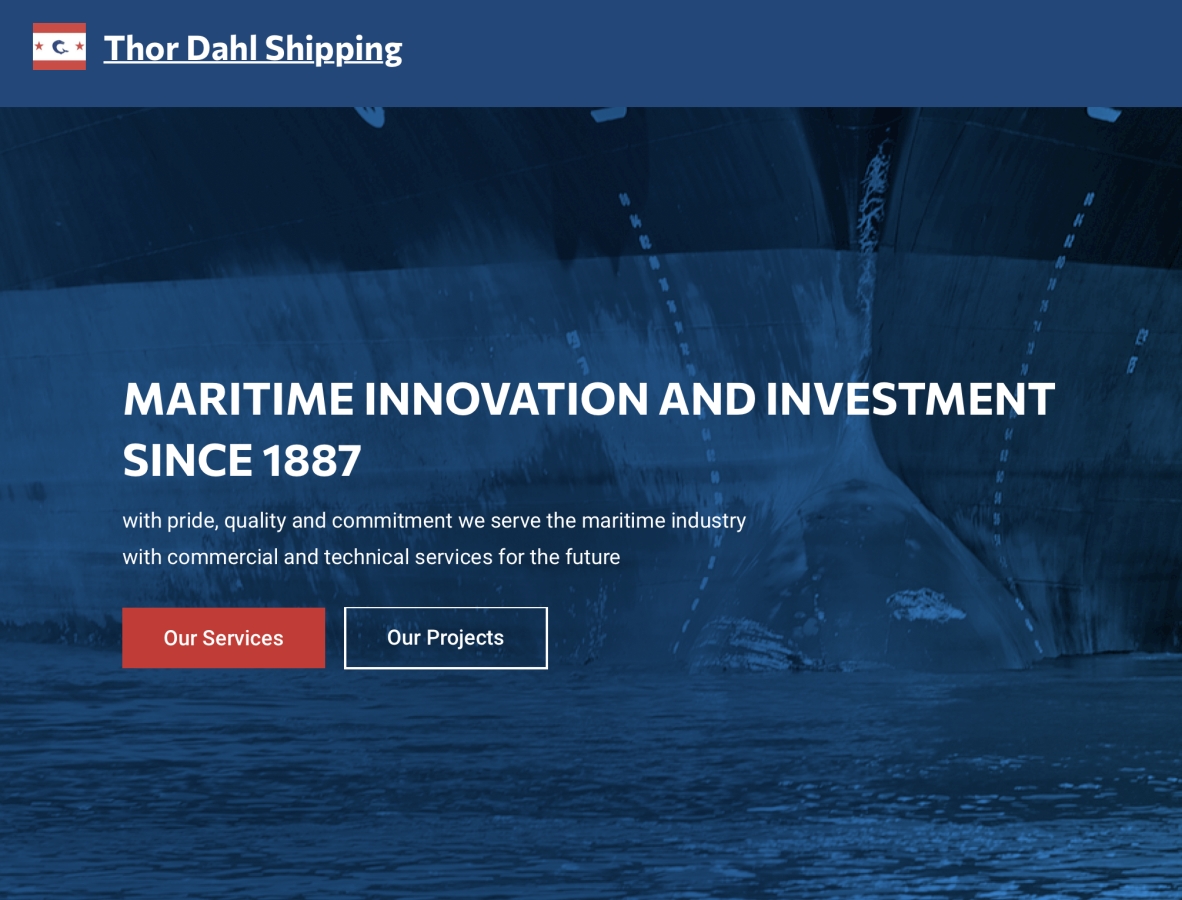 website for shipping company